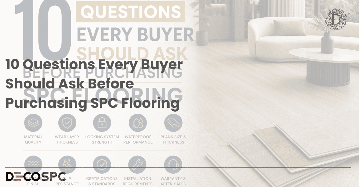 10 Questions Every Buyer Should Ask Before Purchasing SPC Flooring